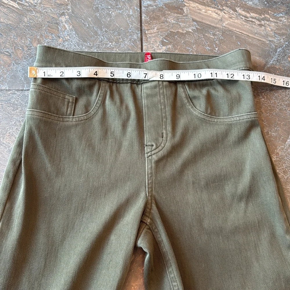 Spanx Olive Green Jeanish Ankle Jegging Size Small - Picture 9 of 15